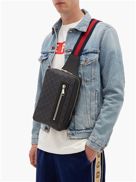 gucci crossbody bag man|Gucci men's cross body bag.